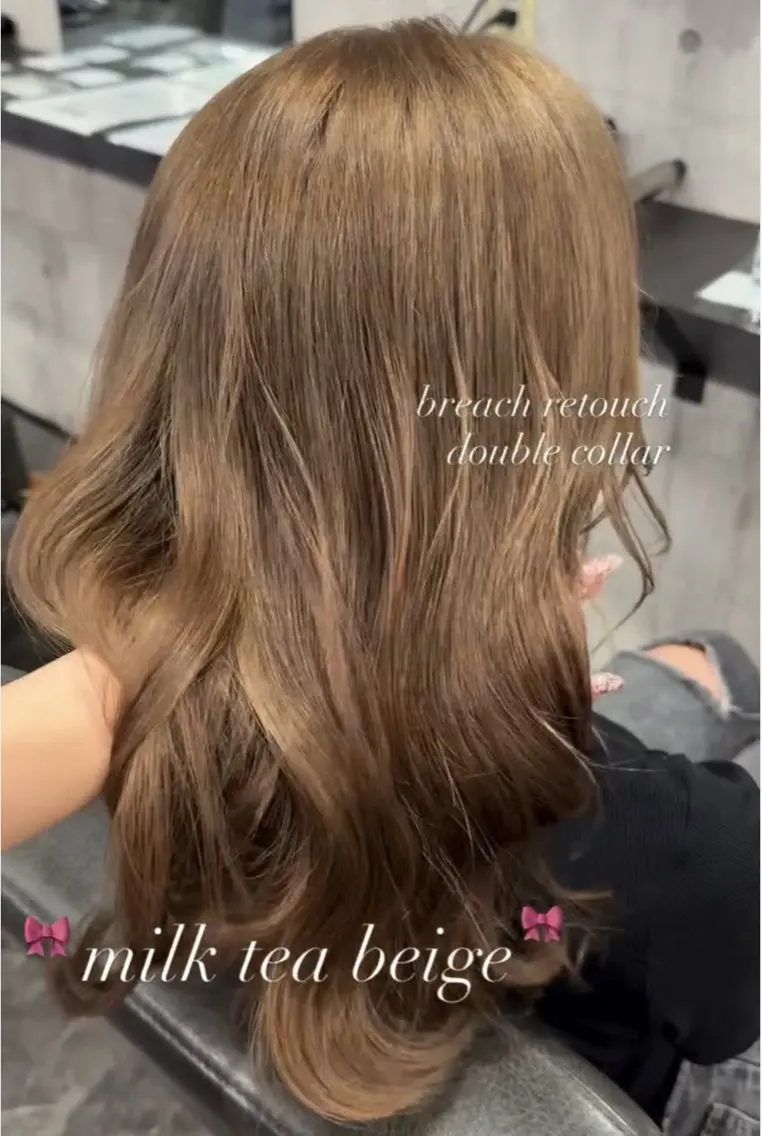 ロング ヘアカラー 五味 亜有里のヘアスタイル