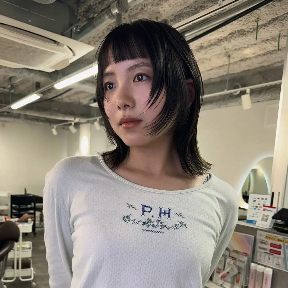 ショート カット トリートメント 新宿/髪質改善/ レイヤー/サカキのヘアスタイル