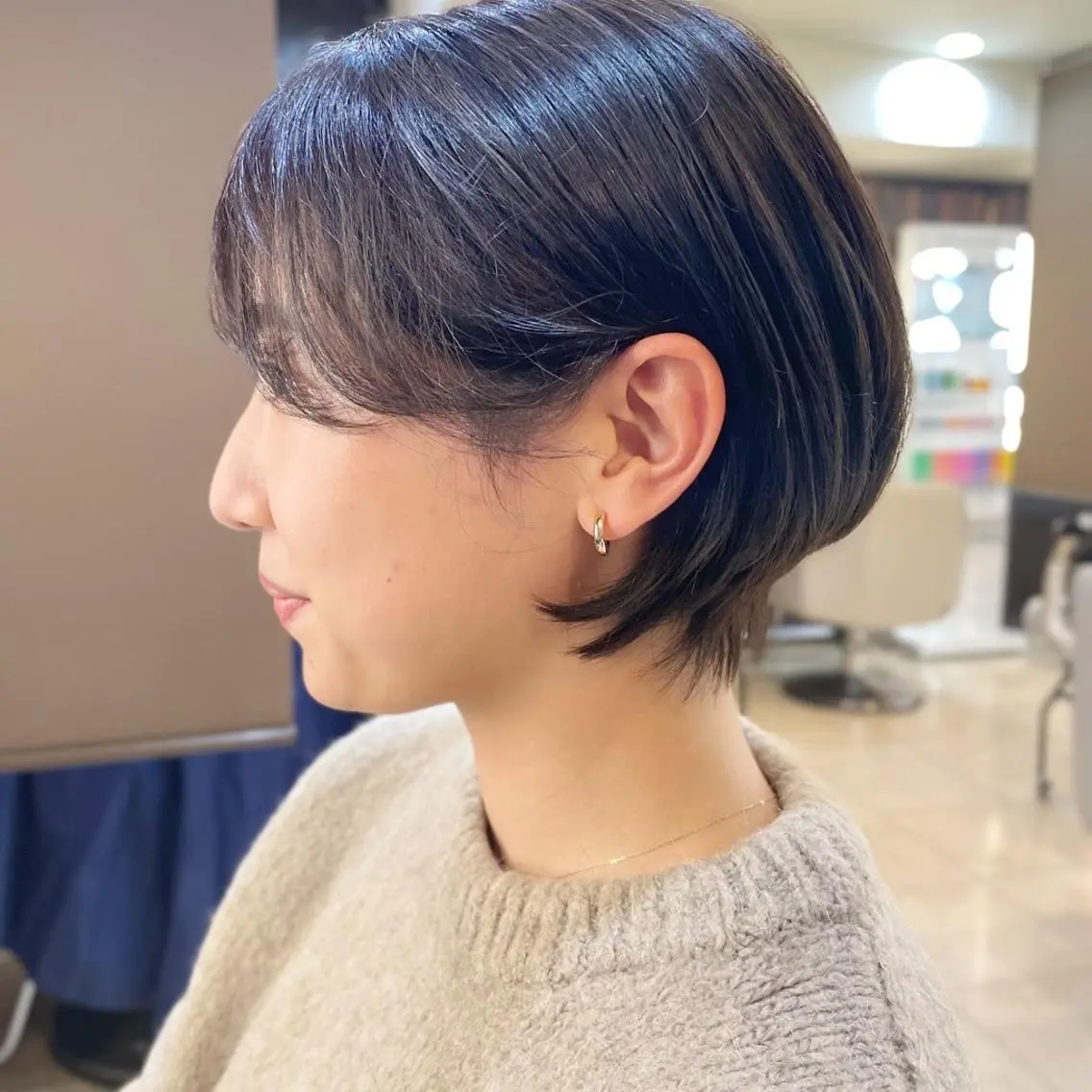 ショート カラー 👑銀座ショート/ 絶壁補正/金子涼👑のヘアスタイル