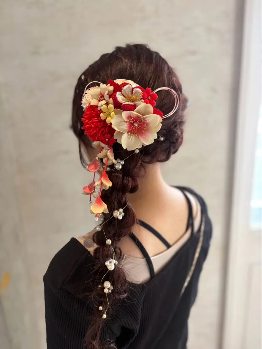 ロング ヘアアレンジ 美髪× ヘアセット✨Araiのヘアスタイル