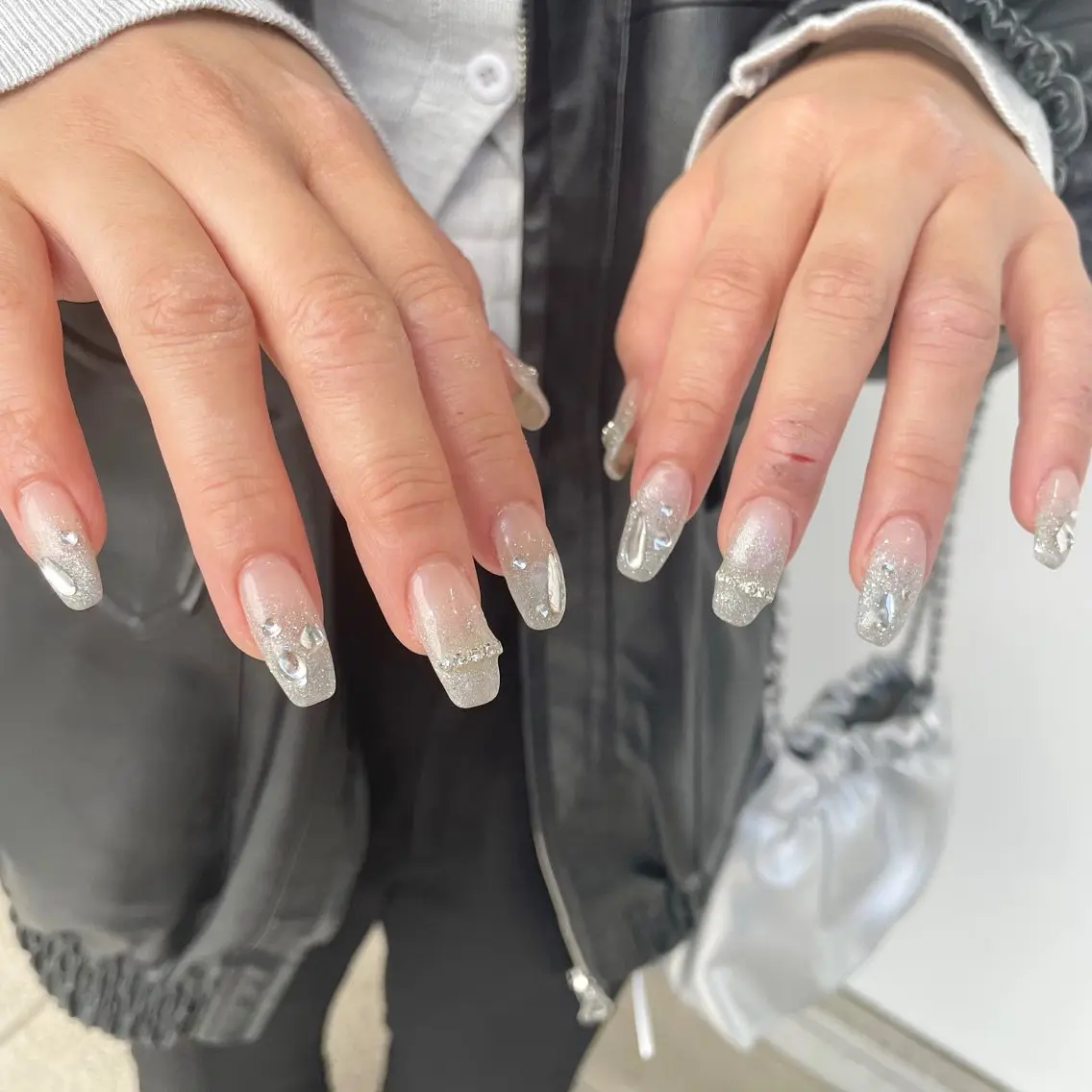 ネイル フラッシュネイル グラデーション キラキラネイル ハンドネイル Bianca川越西口 KITAZAKI🫧のネイルデザイン