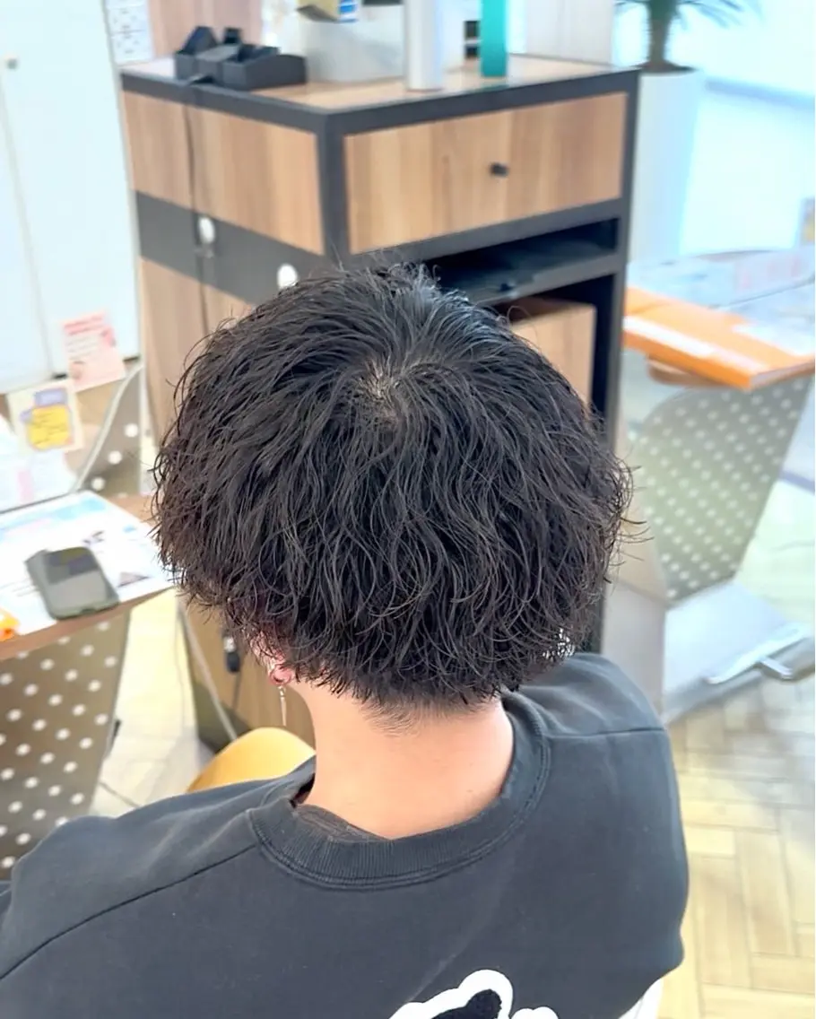 パーマ メンズ マッシュ メンズパーマ 波巻きパーマ カット パーマ ヘッドスパ ☆★メンズ特化★☆ 川地由麿のヘアスタイル