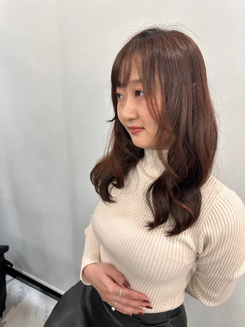 ロング カラー Endearing 銀座/レイヤーカットのヘアスタイル