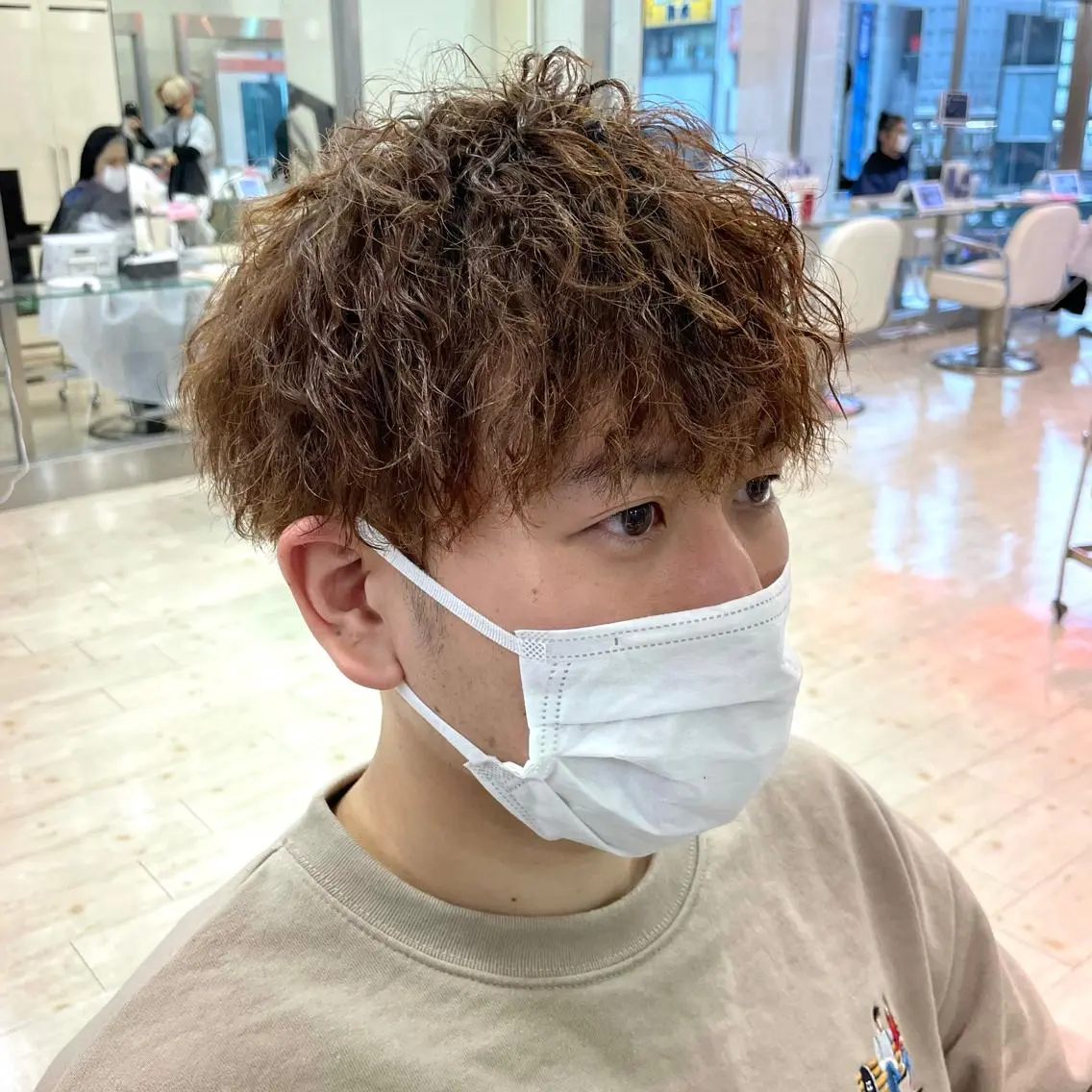 パーマ メンズ メンズパーマ メンズツイストパーマ ツイストパーマ 丹家 海人のヘアスタイル