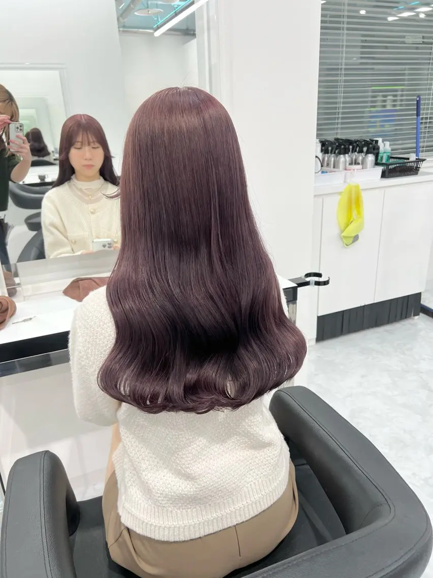 ミディアム カラー ヘアカラー トリートメント ヘアセット カラー指名NO.1 🌈Neneのヘアスタイル