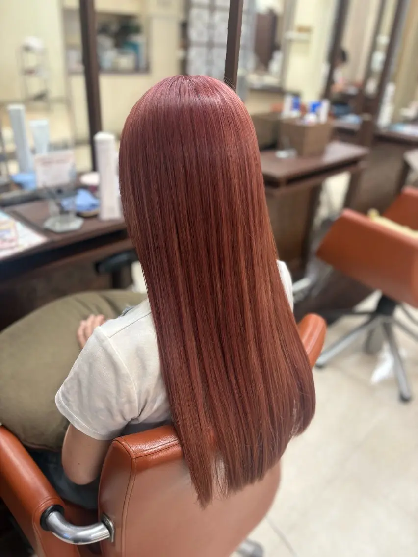 【5/31限定】似合わせカット✂+高発色ダブルカラー+アルカリ除去トリートメント+コテ巻き付🌙 詳細必読✨の写真