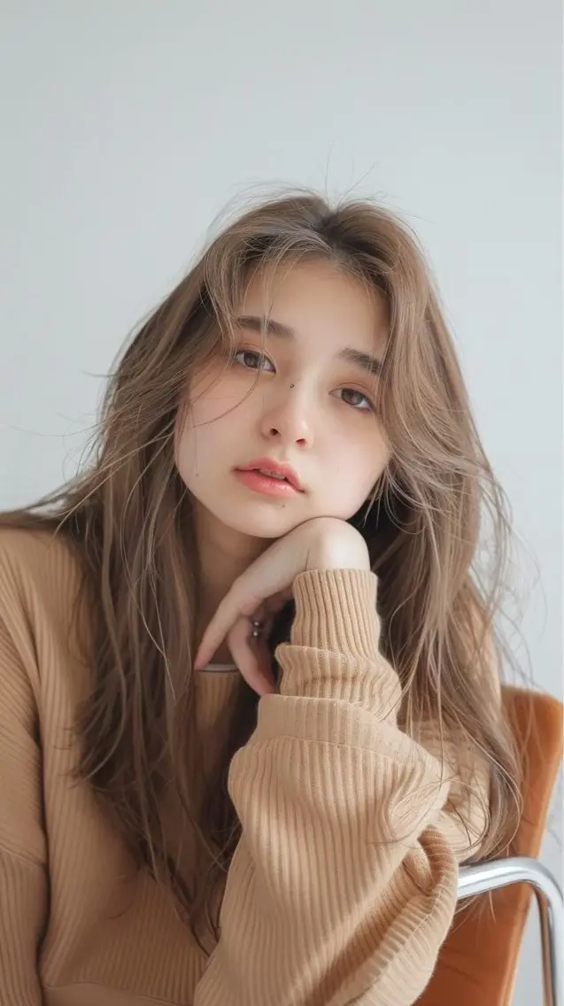 セミロング カラー ブリーチ ダブルカラー レイヤーカット 池袋/カラー特化🎨 ロング料金なし🩵のヘアスタイル