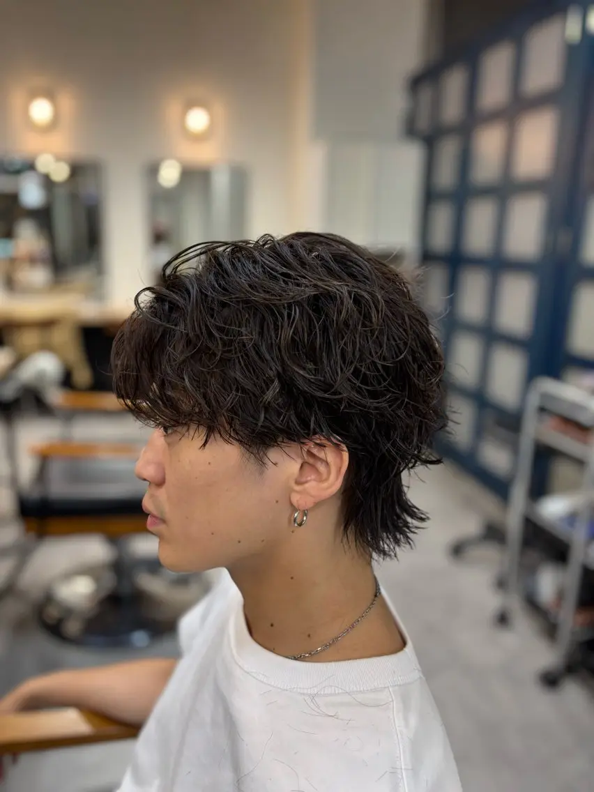 パーマ メンズ カット パーマ Shu🐻‍❄️ / giinii 横浜のヘアスタイル