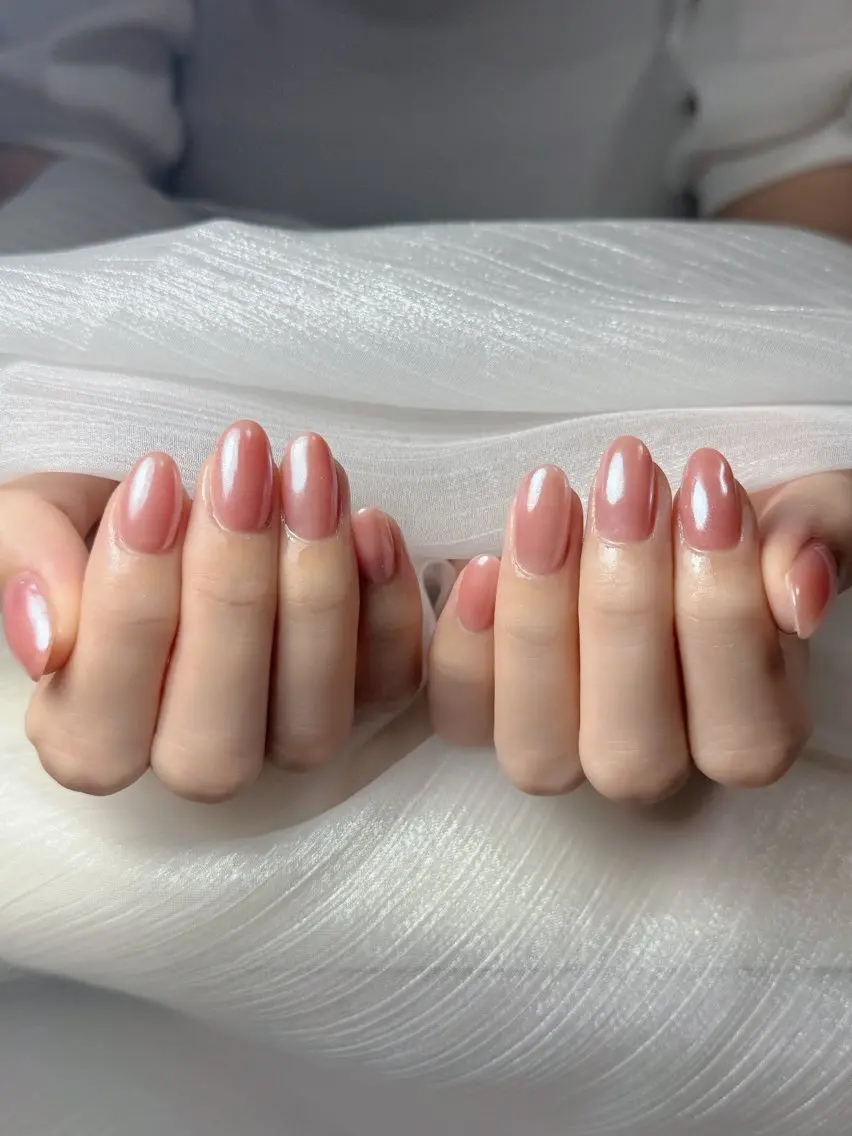 ネイル チークネイル フレンチネイル グラデーション 韓国ネイル マグネットネイル ハンドネイル Hana Nailのネイルデザイン