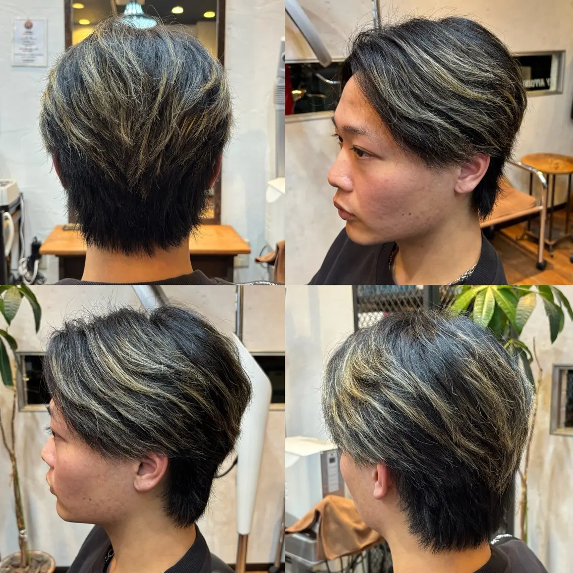 メンズ センターパート フクヤマサクラ /メンズカットのヘアスタイル
