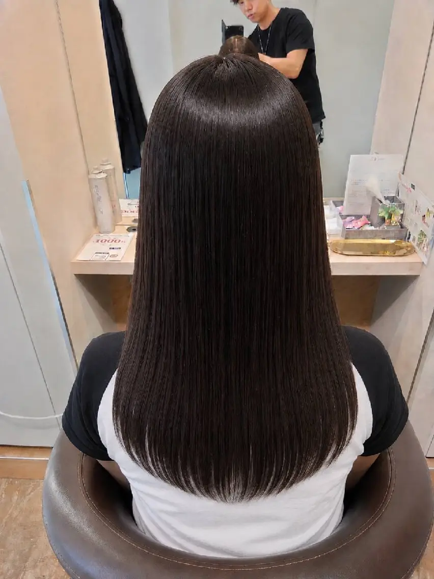 ロング ロング 縮毛矯正 トリートメント 縮毛矯正💇艶髪 シノハラ✨髪質改善のヘアスタイル