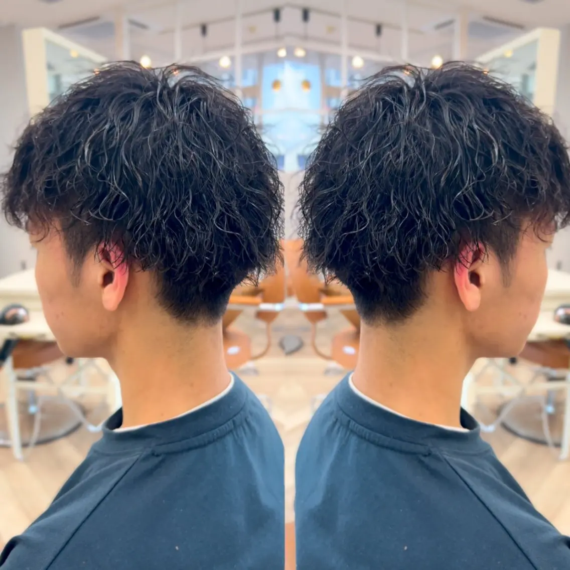 ショート パーマ メンズ 塚本/豊橋メンズ特化 パーマ、ヘッドスパのヘアスタイル