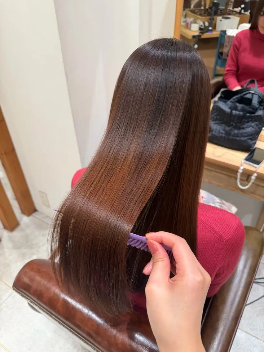 ロング ヘアカラー FUJIIKANON /パーマモデル募集中のヘアスタイル