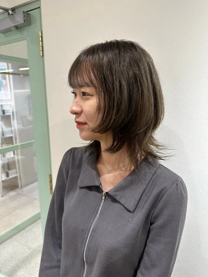ショート カラー ヘアカラー トリートメント ケアブリーチ特化✨/ 艶カラー/エクステのヘアスタイル