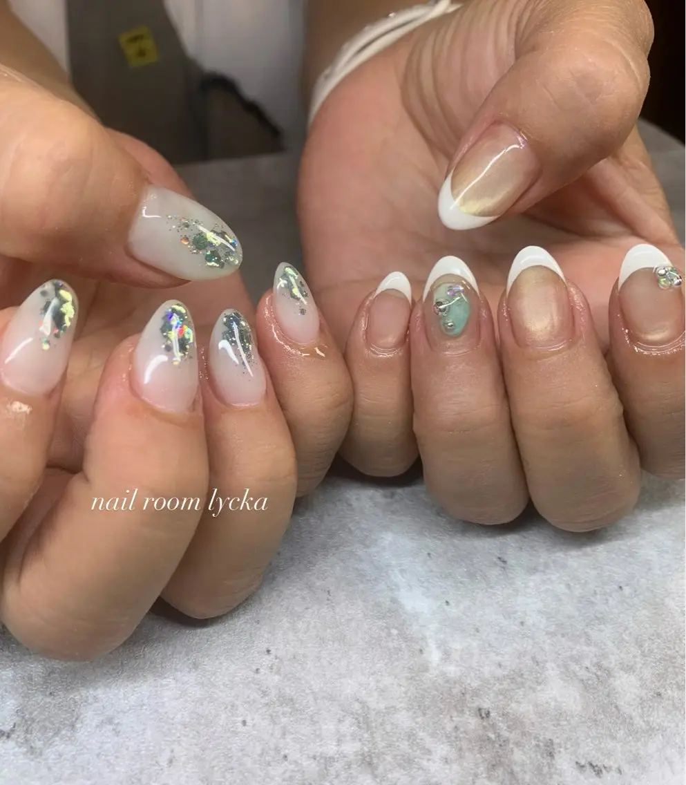 ネイル ネイルルームリッカ 𝐦𝐚𝐲𝐮のネイルデザイン
