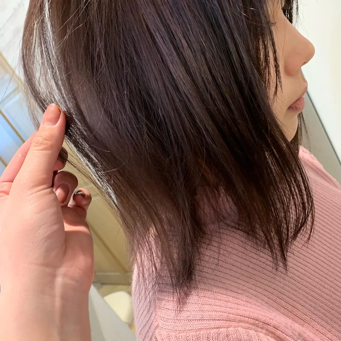 カラー 天野 利咲のヘアスタイル