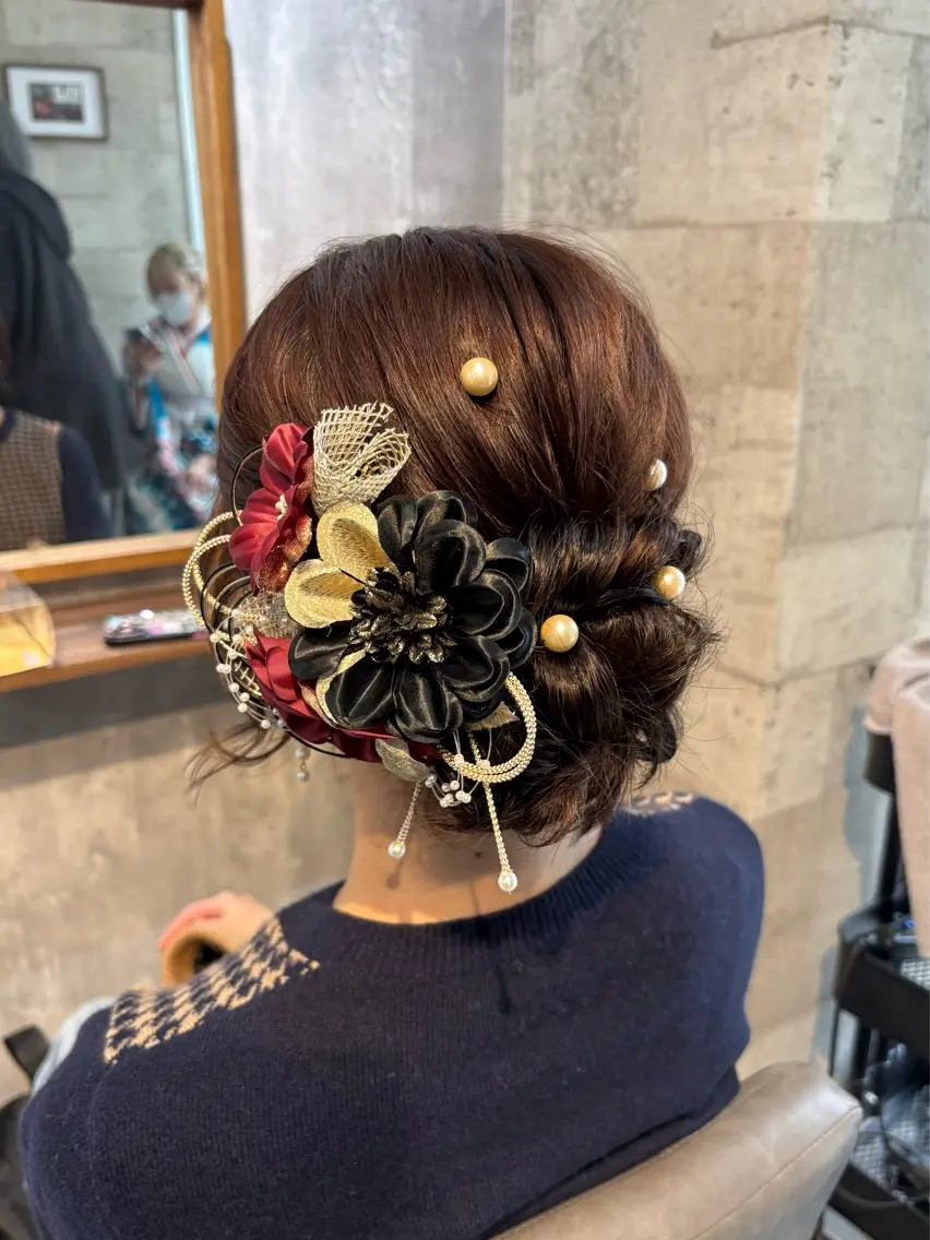 ヘアアレンジ 六本木0分ヘアセット ヘアメイクのヘアスタイル
