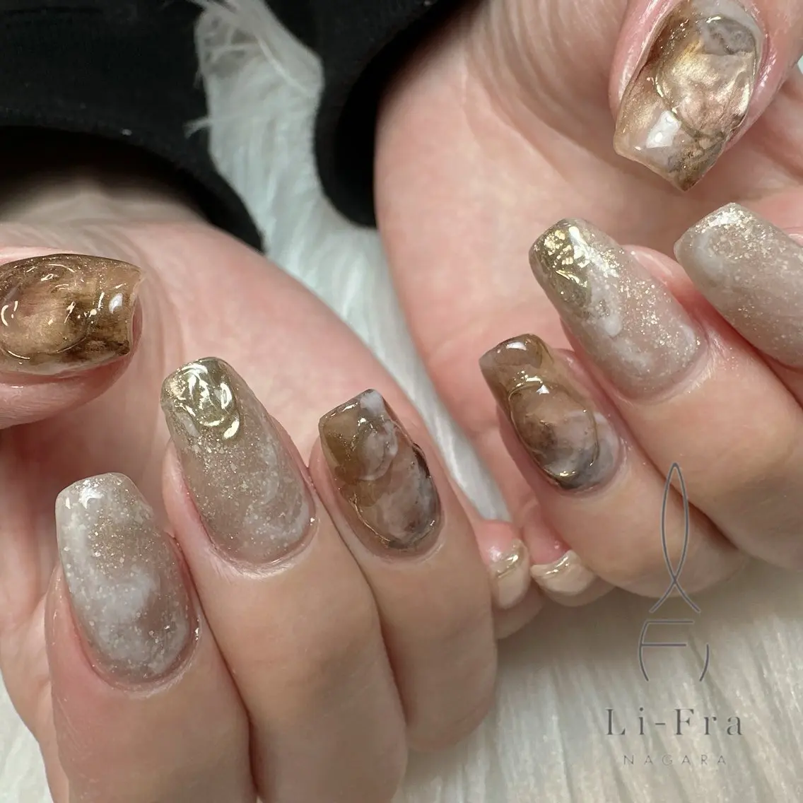 ネイル ハンドネイル li-fra RINAのネイルデザイン