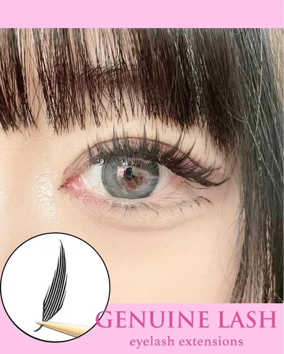マツエク・マツパ ボリュームラッシュ GENUINE LASH　SAKIのマツエク・マツパデザイン
