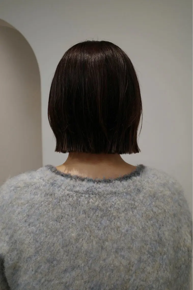 ミディアム カット ヘアカラー トリートメント fithue ボブ〻kotonoのヘアスタイル