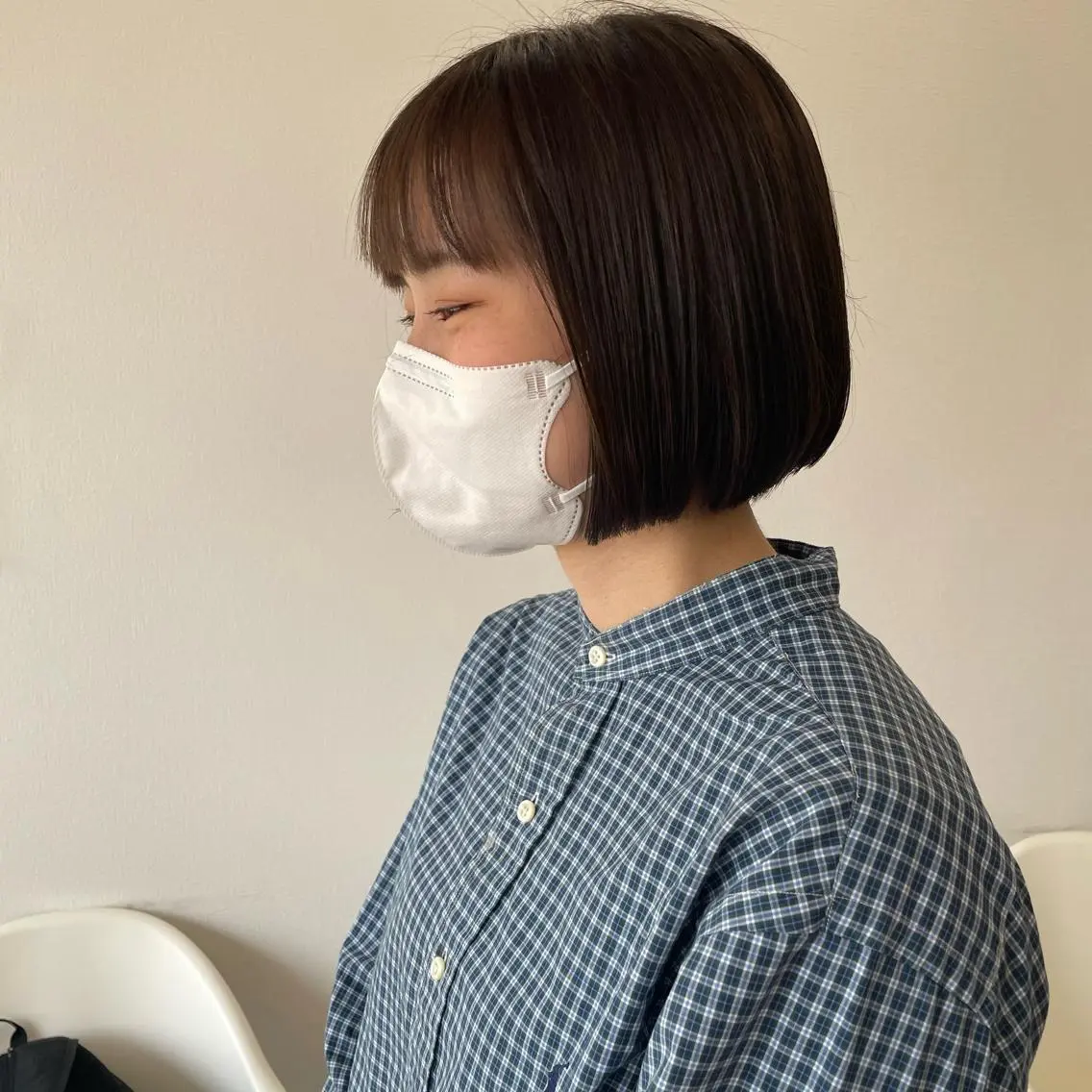 ショート ボブ カット ヘアカラー トリートメント SUNC/🤎 オオクマ カナエ🤎のヘアスタイル