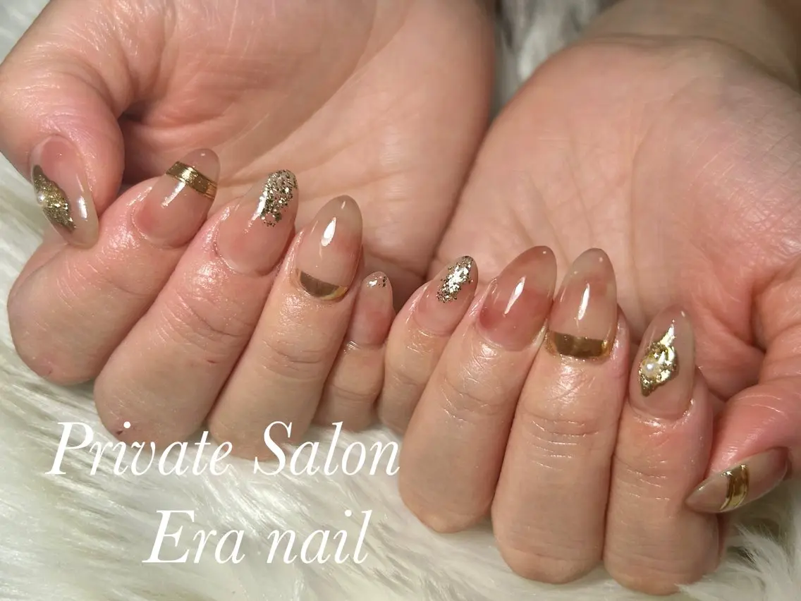 ネイル ニュアンスネイル ハンドネイル Era nailのネイルデザイン