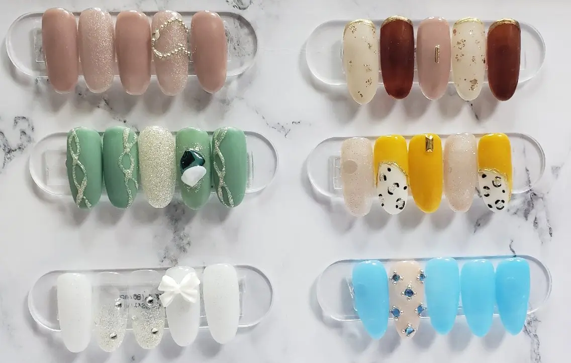 ネイル シンプルネイル ハンドネイル carol nailのネイルデザイン