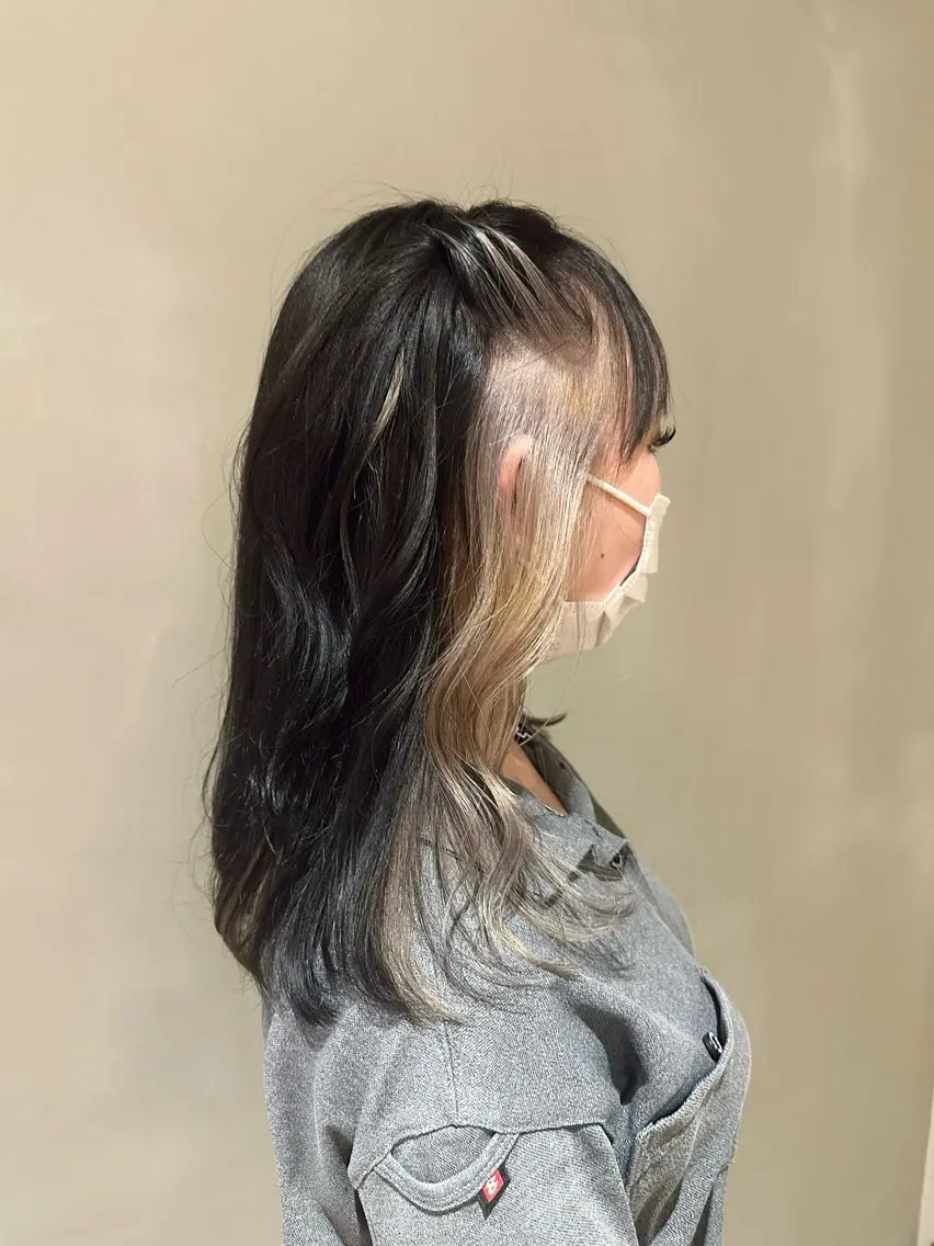 セミロング カラー 似合わせカット カット ヘアカラー トリートメント mizuki /メンズカット募集のヘアスタイル