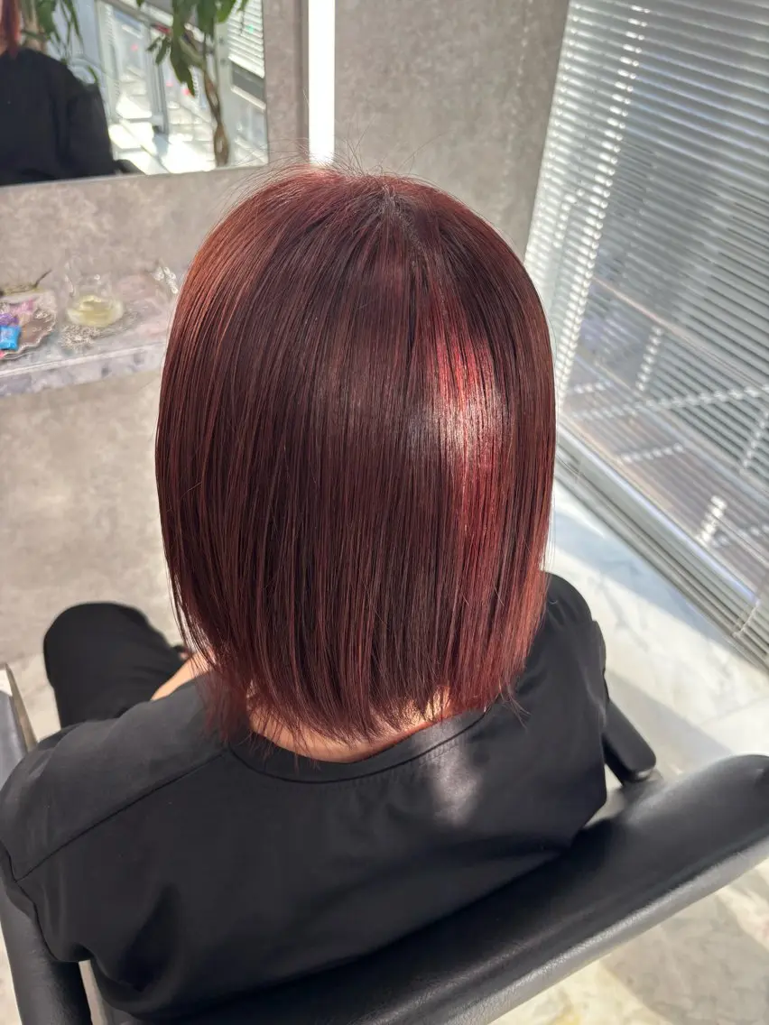 カラー ヘアカラー 橋木 凛々のヘアスタイル