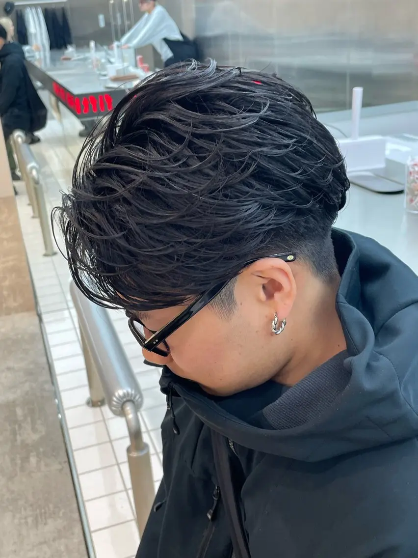 パーマ メンズ カット パーマ fifth 武正 琉生のヘアスタイル