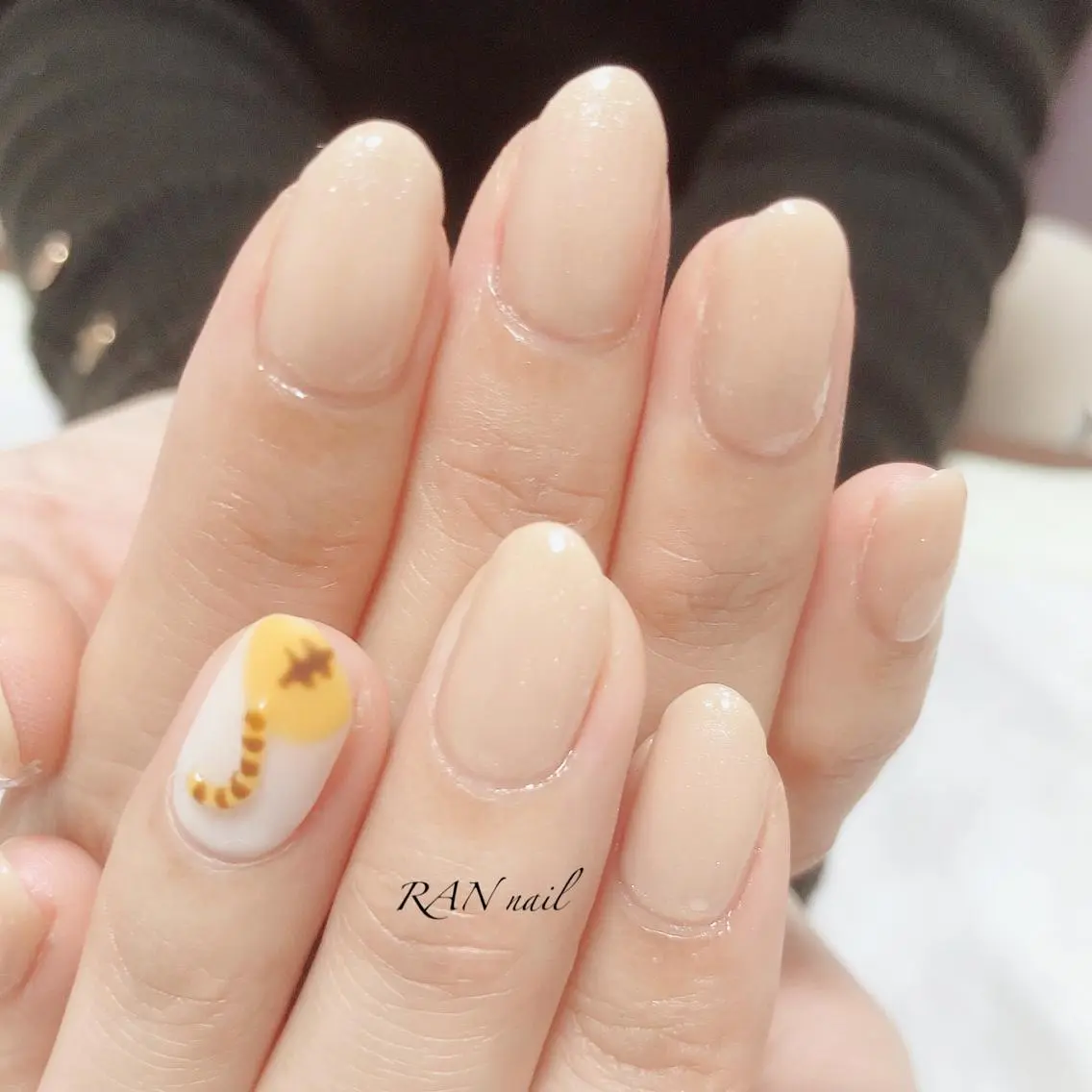 ネイル オフィスネイル ワンカラーネイル シンプルネイル 春ネイル 冬ネイル ハンドネイル フットネイル RAN nailのネイルデザイン