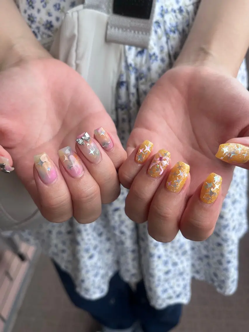 ネイル KUU🎀完全個室 フィルイン対応のネイルデザイン