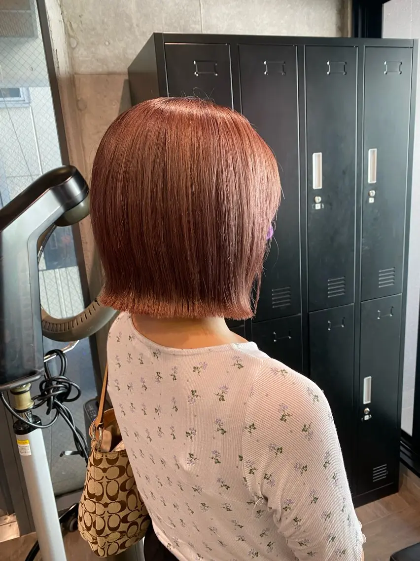 ミディアム カラー カット ヘアカラー トリートメント 🩶レイヤーカット 🩶柔らかカラー結愛のヘアスタイル