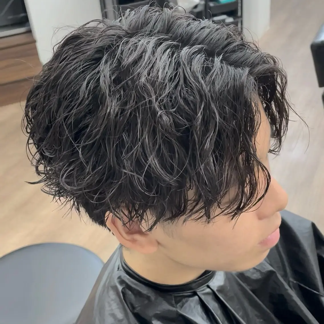 ✂️似合わせメンズカット+パーマ(ツイストスパイラル、波巻き、ニュアンス、フェザー)+トリートメントの写真
