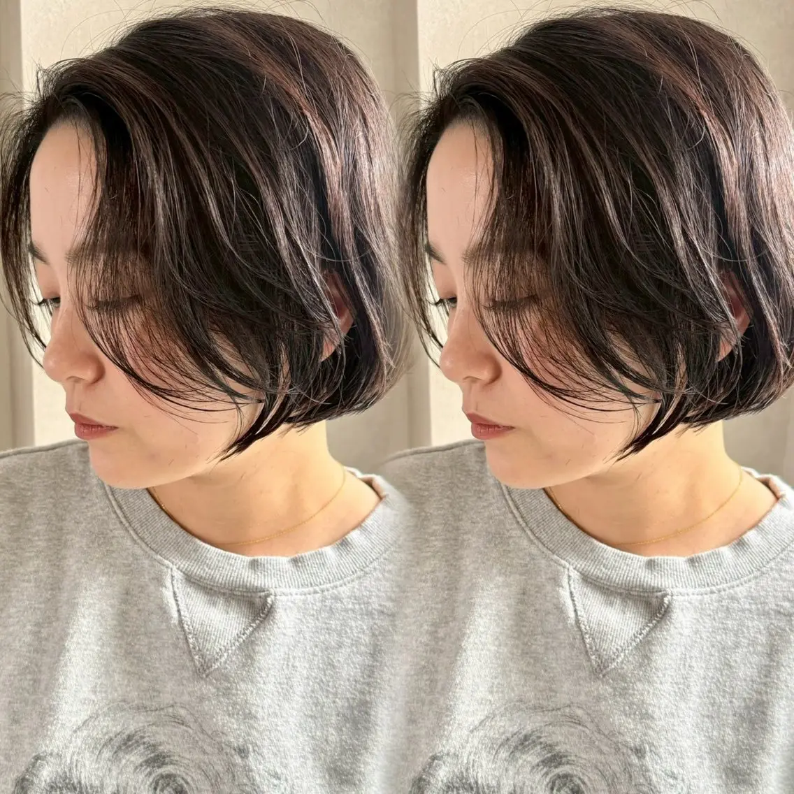 カラー ヘアカラー 鶴ケ峰カラー 透明感カラー葵🫧のヘアスタイル