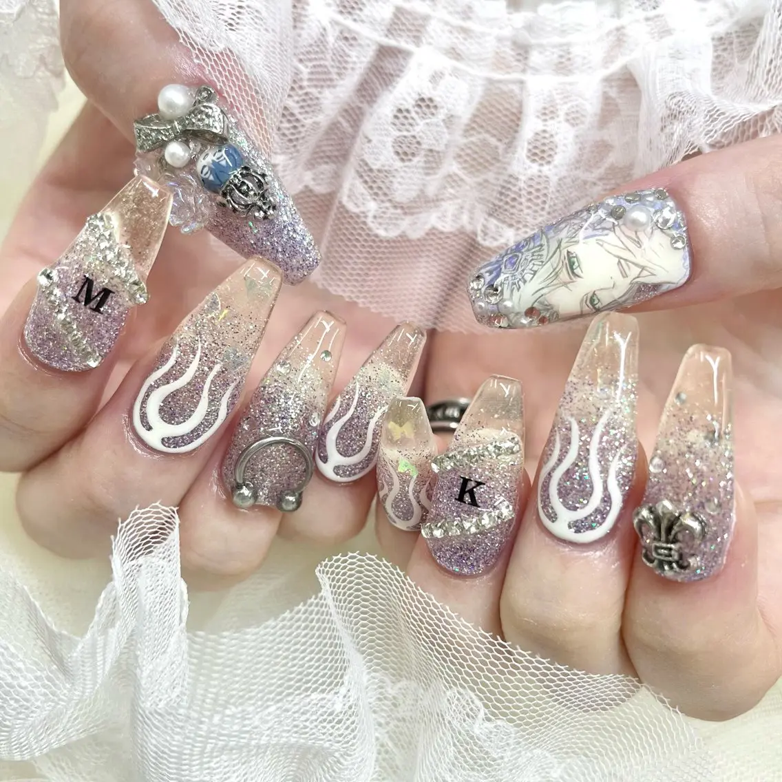 ネイル 持ち込み ハンドネイル 池袋痛ネイル Nok. 渡辺のネイルデザイン