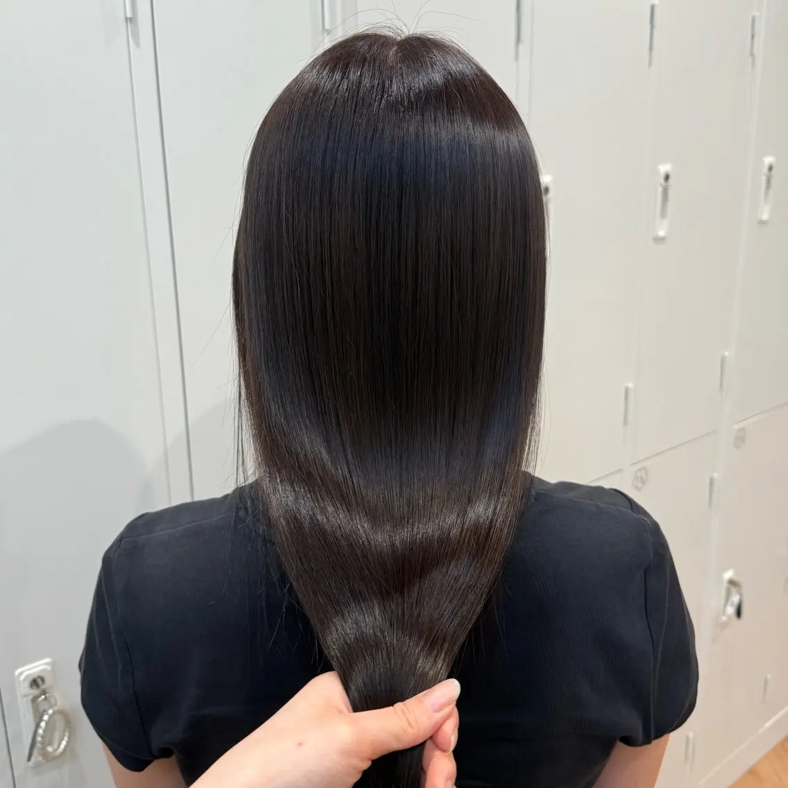 ロング カラー ヘアアレンジ キヨミ 韓国レイヤーカットのヘアスタイル