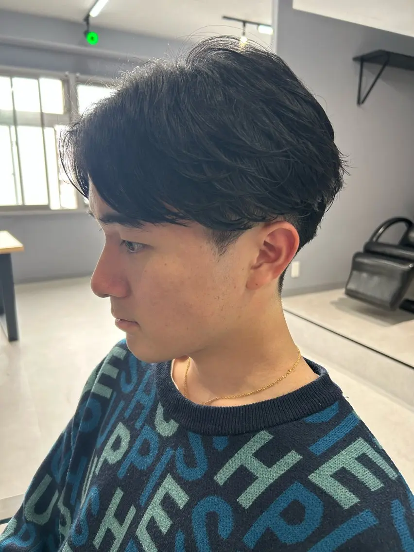 ショート パーマ メンズ メンズパーマ特化 勝毛広貴のヘアスタイル