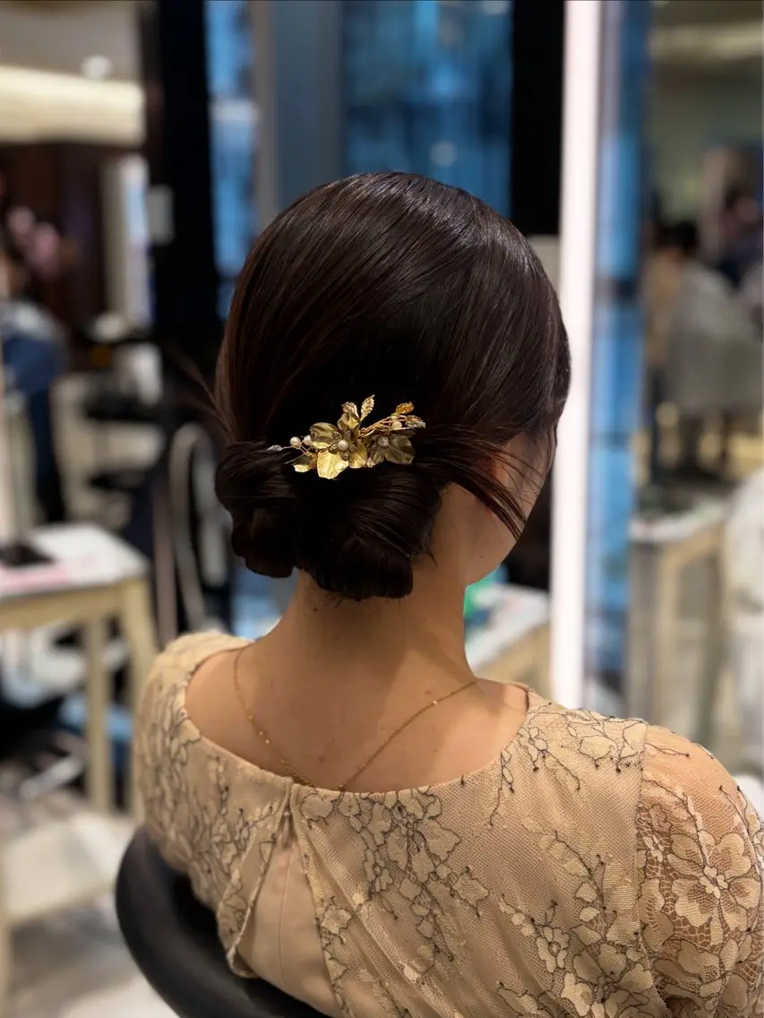 ヘアアレンジ クリスマス ヘアセット 🌸銀座No.1パー マ🌸いでいあやのヘアスタイル
