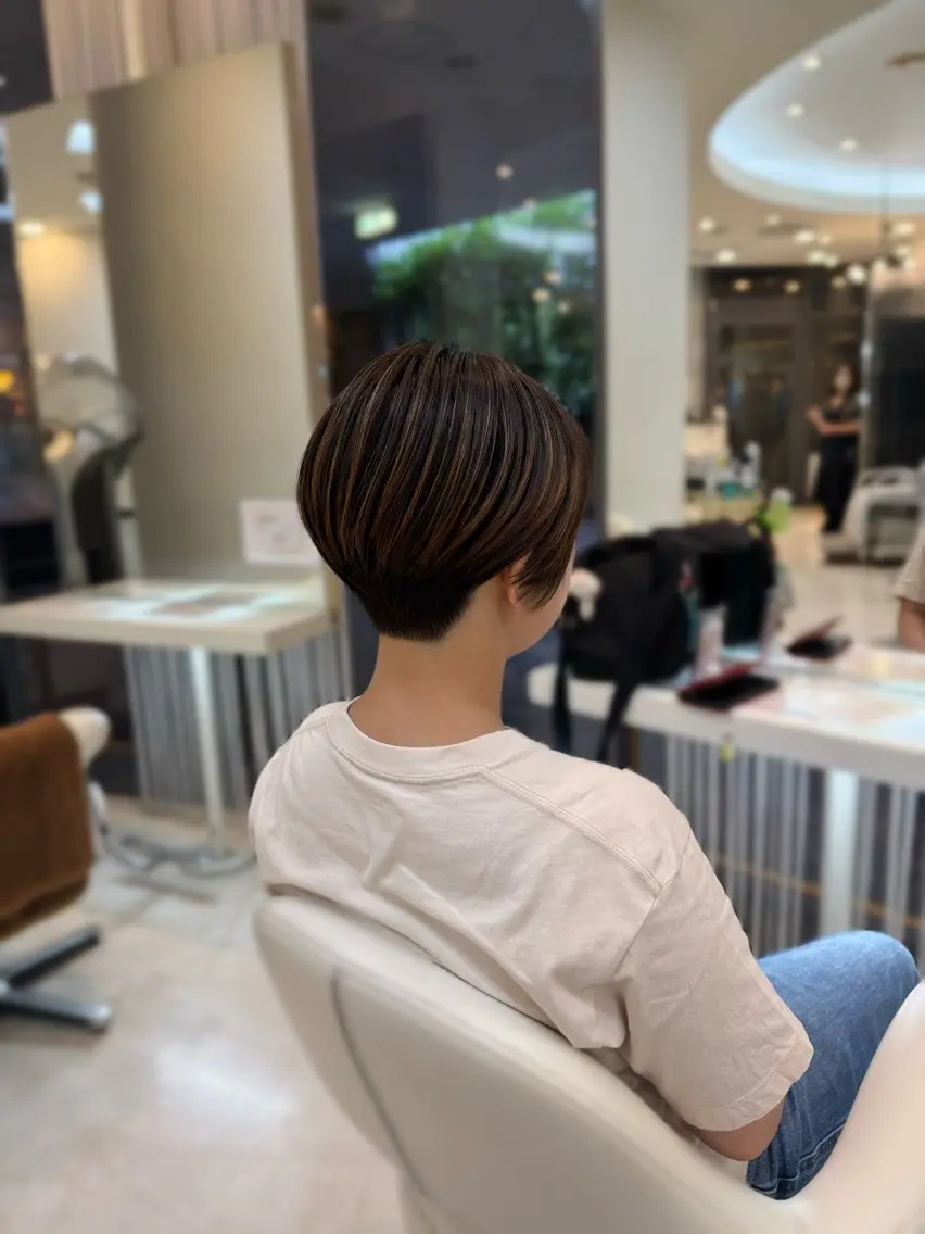 ショート ハンサムショート ショートヘア カット 🤍miyazaki rena🤍のヘアスタイル