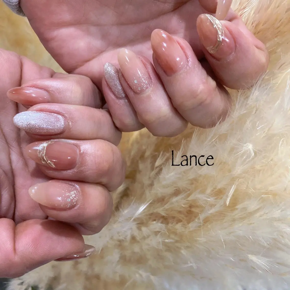 ミディアム ハンドネイル Lance nailのネイルデザイン