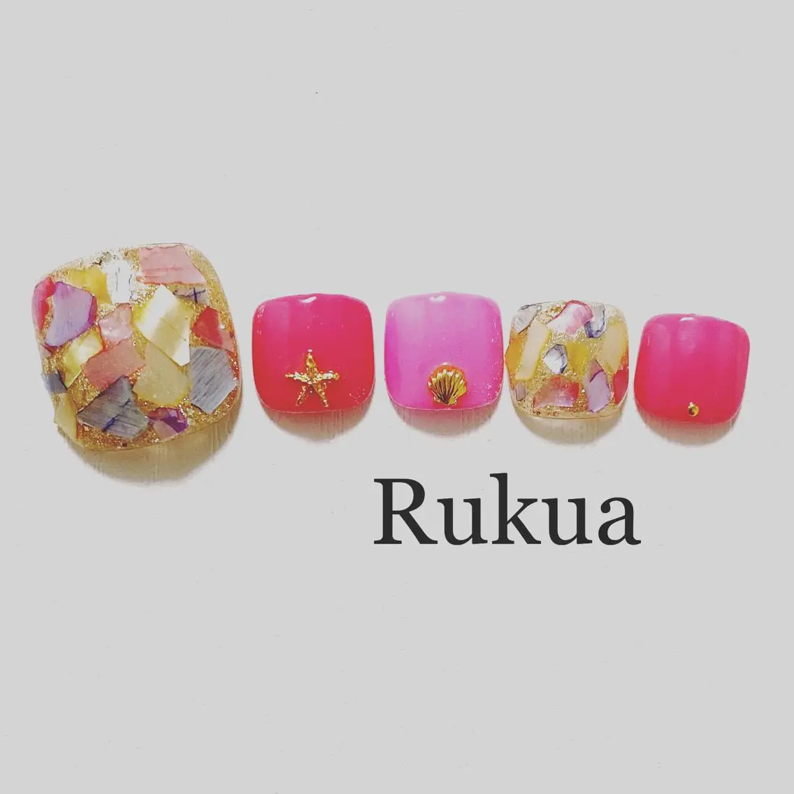 ネイル フットネイル Rukua Nのマツエク・マツパデザイン