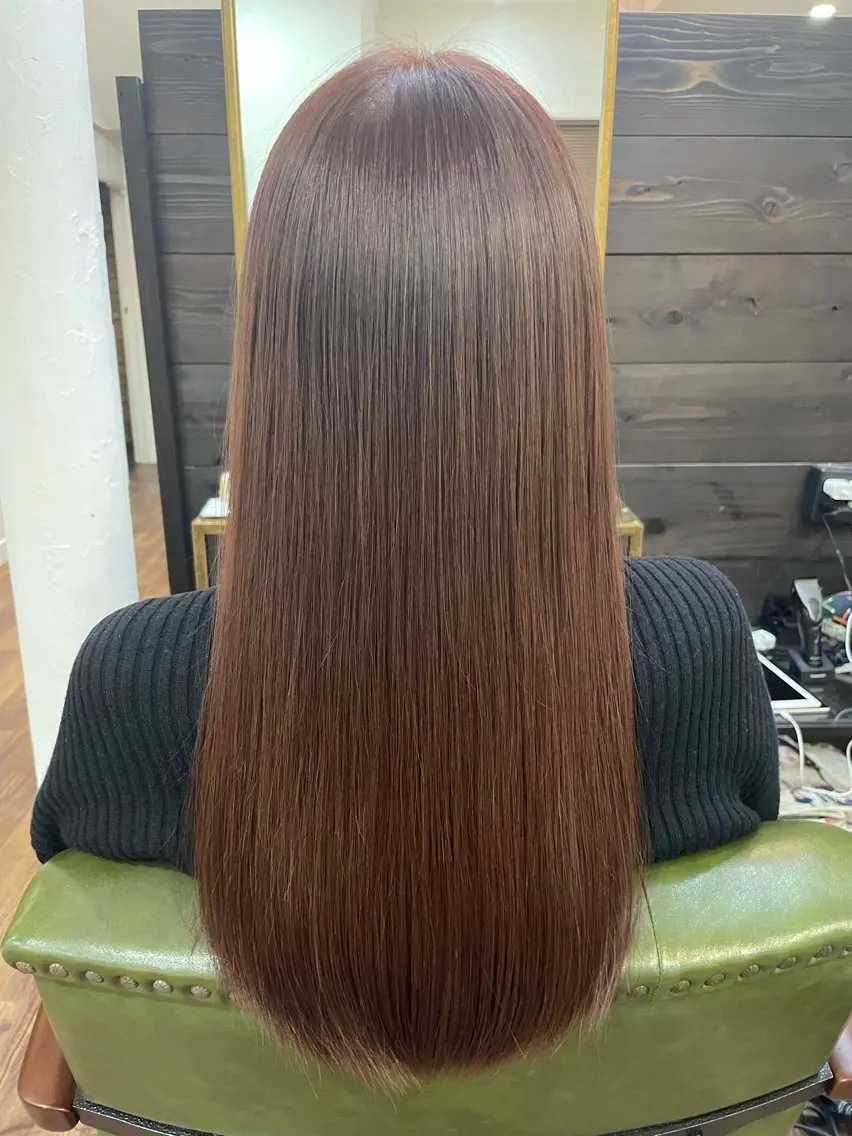 ロング ヘアカラー トリートメント 下林 雅明のヘアスタイル