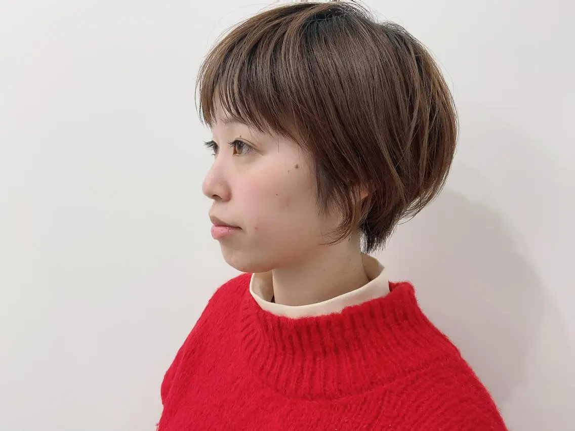ショート ITAKURA赤道 中山彩花のヘアスタイル