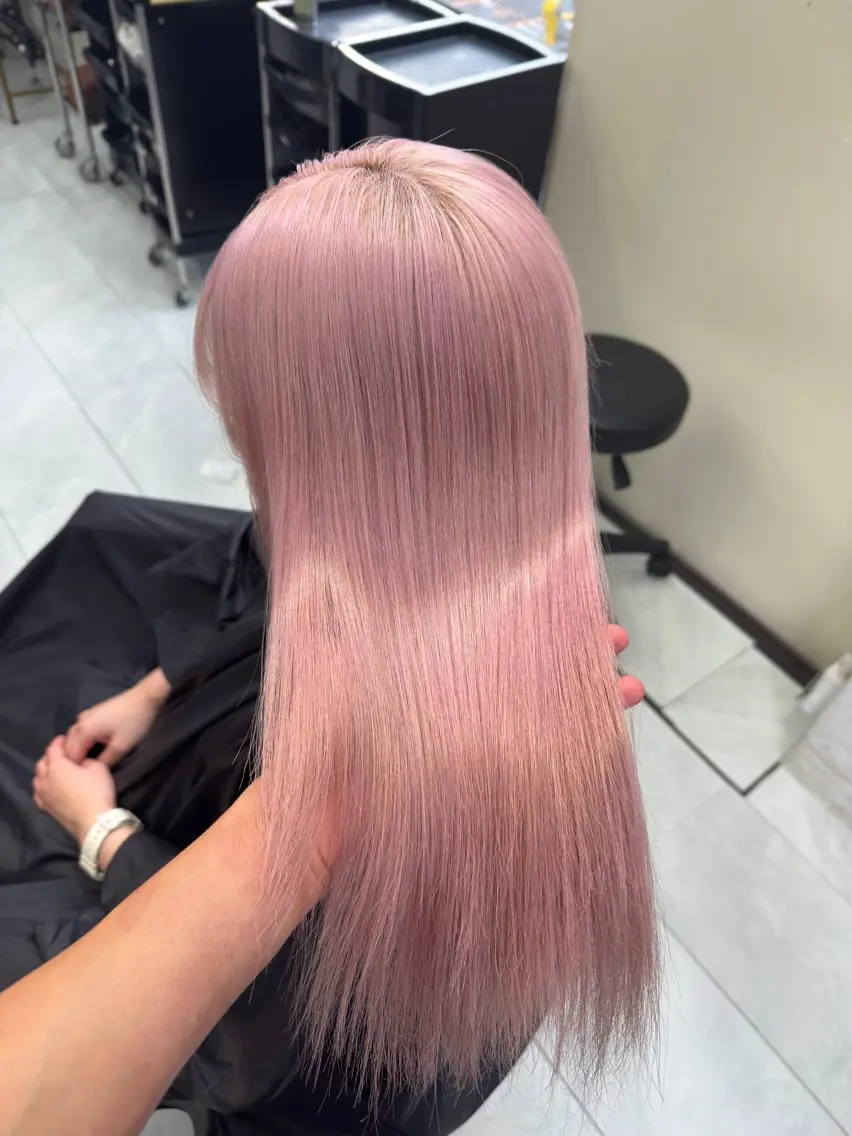 ロング カラー ベージュカラー ブリーチ ケアブリーチ 透明感カラー ダブルカラー ヘアカラー Lima/ハイトー ン/ブリーチ/心斎橋のヘアスタイル