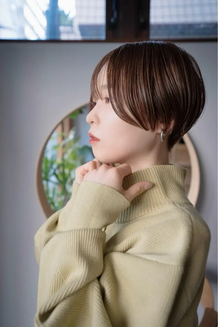 ショート カラー ショートボブ アディクシーカラー ボブ ショートヘア カット ヘアカラー 川間 将彦のヘアスタイル