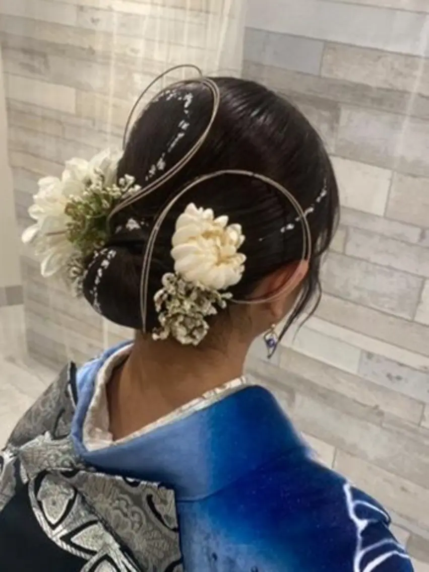 ヘアアレンジの写真