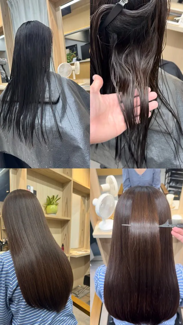 ロング パーマ ヘアアレンジ トリートメント ストレートパーマ 縮毛矯正 TOA/ 福岡JIL BLANのヘアスタイル