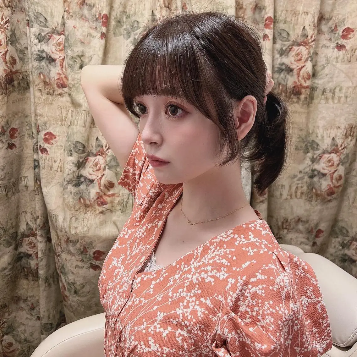 【可愛くなりたい女性限定】顔まわり前髪カット+ケアカラー+ MuvTreatment 💖髪質改善並み綺麗になります🌷の写真