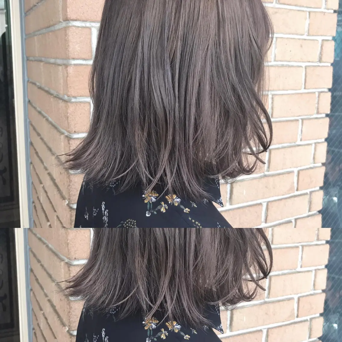 ショート カラー パーマ ヘアアレンジ メンズ マツエク・マツパ ダブルカラー グレージュ サロンドミルク 原宿のヘアスタイル